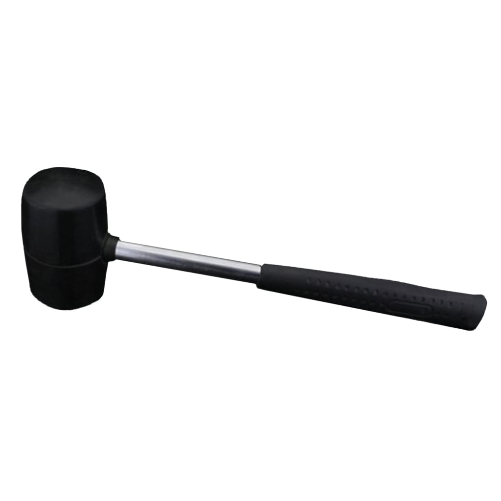 Rubber Mallet Hammer 45-63mm Diameter Non-slip Grip Dual Mini Rubber Head Face 