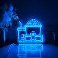 thumbnail image 5 of Home Theater Led Light Box, Dimmable Neon-Like Light Signs USB Power for Wall Decor Bedroom Decoration, Color Flow Effect (WxH) 16"x14", 5 of 5