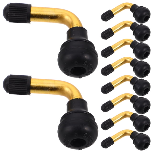 FENGGUIQU 10Ud Extensores De Válvulas Para Neumáticos Tubeless Con Angular Y Material Duradero