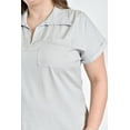 thumbnail image 4 of Camisa de lino Roman Fashion /Tallas Extras, 2295 (Gris) gris 40, 4 of 5