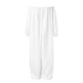 thumbnail image 5 of ZAZYULZ Women Jumpsuits Women Casual Solid Cold Shoulder Long Sleeve Jumpsuit Loong Siamese Plus Size Pocket Rompers(White,S), 5 of 6
