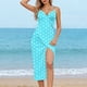 thumbnail image 1 of TaTaai Women Solid Color Sheer Chiffon Beach Cover Up Wrap Sarong Long Skirt with Tie Waist Lightweight Flowy Dress for Swimwear Vacation Pool Party Wear Gift, 1 of 9