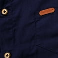 thumbnail image 5 of TOOYOU Boys Shirt Kids Gentleman Tops Teen Clothes Baby Shirt Long Sleeve Stripe Tops Size 3-4 Years Navy, 5 of 8