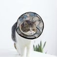 thumbnail image 1 of Save-Date-Card-Vintage-Pattern-with-Rose-Flowers Soft Cat Dog Recovery Collar Adjustable Cat Cone Wound Healing Protective After Surgery for Kitten and Small Dogs, 1 of 7