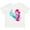 AA-White, variant on Inktastic Cute Mermaid, Little Mermaid, Pink Hair, Dolphin Girls Toddler T-Shirt