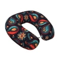 thumbnail image 2 of KLL Paisley1 Pattern Memory Foam Cervical Neck Pillow Versatile U-Shaped Pillows for Home/Office/Camping/Travelling/Soft Washable Cover, 2 of 8