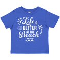 thumbnail image 3 of Inktastic Life is Better at the Beach with Sunshine Seashell and Palm Trees Boys or Girls Toddler T-Shirt, 3 of 5
