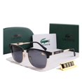 thumbnail image 2 of 2023lacoste Moda semi-rimless Hombres Gafas De Sol Marca De Lujo Gradiente Lente Medio Llanta De Las Mujeres UV400, 2 of 4