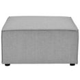 thumbnail image 3 of Modway Saybrook Outdoor Patio Upholstered Sectional Sofa Ottoman in Gray, 3 of 5