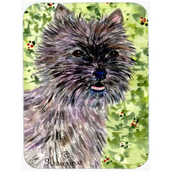 Carolines Treasures  Cairn Terrier Glass Cutting Board- - Large
