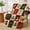 color1, variant on Rdsfhsp Christmas Santa Claus Wreath Snowman Patchwork Flannel Throw Blanket Soft Warm Cozy Fleece Blanket Holiday Season Decor