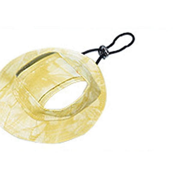 SLYNSHome Dog Hat Pet Hat for Summer,Yellow Pet Beach Cap Sun Protection Cap with Ear Holes and Chin Strap for Small Dogs