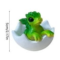 thumbnail image 2 of 3D Mini In Egg Little Miniature Of Hatching In Egg Art Statue Desktop Ornaments For Enthusiasts Collectors Ornament Set with Topper Small Ornament Ornament Set Christmas Ornament Cute Strength, 2 of 3
