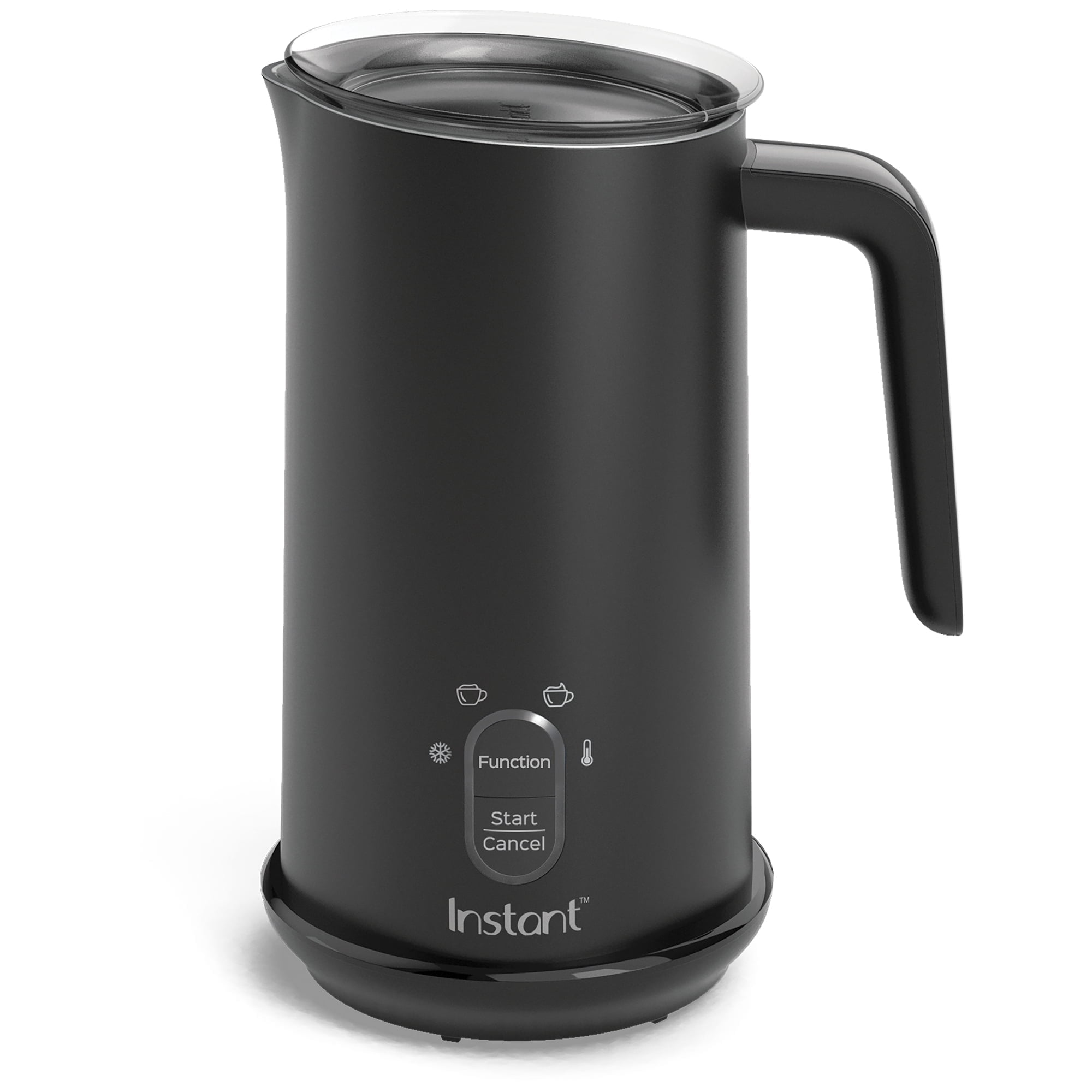 Instant Pot 10 oz 4-in-1 Electric Milk Steamer, Hot or Cold Foam Maker, Drink Warmer, Black