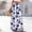 Navy women high waisted wide leg palazzo pants a1, variant on Cagogo Women's High Waisted Wide Leg Palazzo Pants Flowy Floral Summer Casual Long Trousers Beach Lounge Vacation Wear Fashion Clothes, Pink M