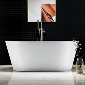 Lesscare Acrylic 54 X 28 Freestanding Soaking Bathtub