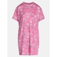 thumbnail image 6 of Joyspun Women's Dreamy Soft Collection Short Sleeve Sleepshirt, Sizes S/M to 2X/3X, 6 of 6