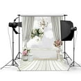 thumbnail image 2 of ABPHOTO Polyester 5x7ft Photography Backdrops Photo Background Lightweight Fresh Flower Backdrop for Studio Photo Props, 2 of 3