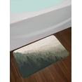 thumbnail image 2 of Forest Bath Mat, Northern Parts of the World Coniferous Trees Scandinavian Woodland, Plush Bathroom Decor Mat with Non Slip Backing, 29.5" X 17.5", Cream Tan Dark Green, by Ambesonne, 2 of 2