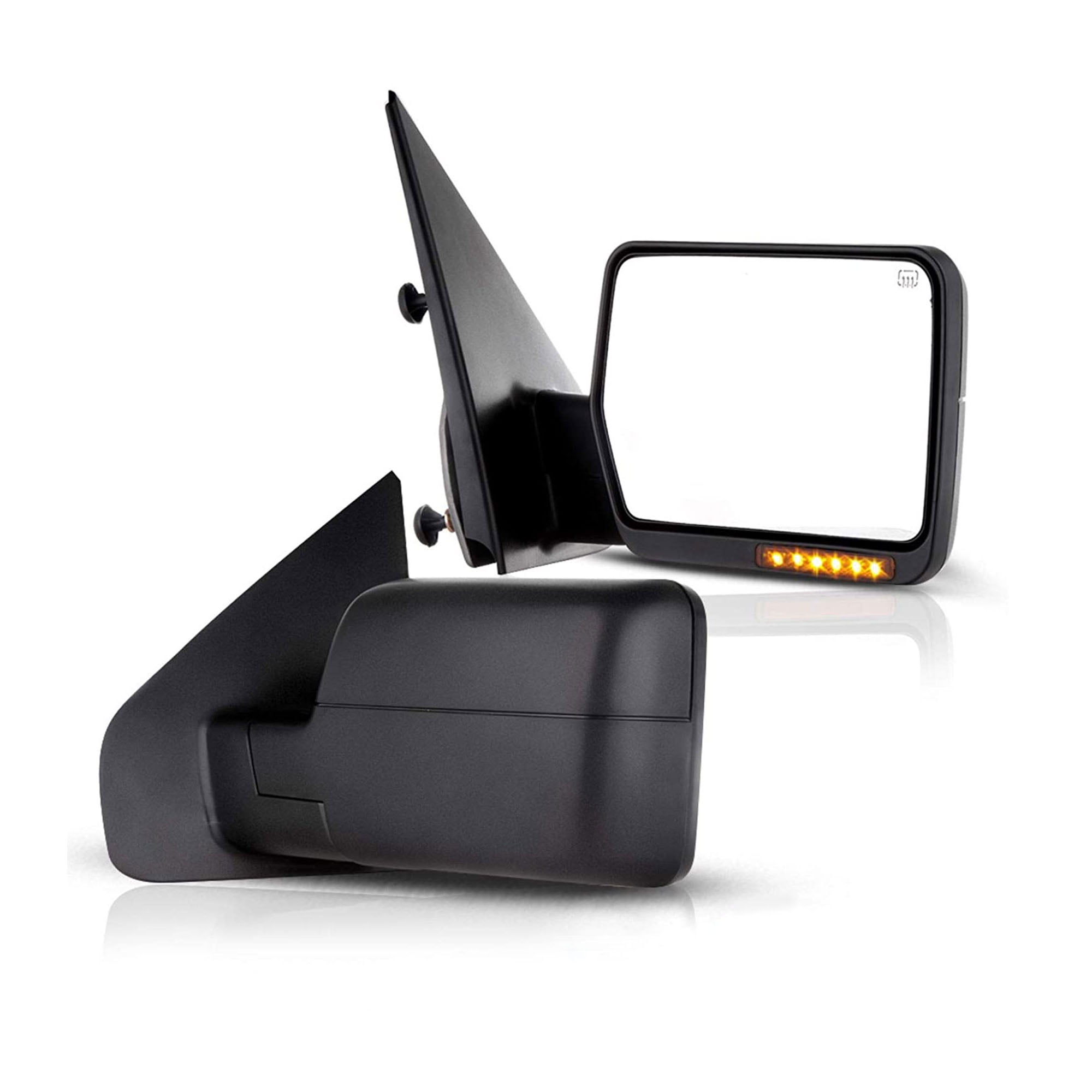 Pair Power Heated Side View Mirror for Left Side (Driver Side) LH and