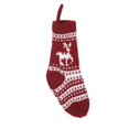 thumbnail image 2 of Calcetín de Navidad para colgar, chimenea, ventana, pared, calcetín de punto, almacenamiento de regalo, decoración del hogar, rojo tholdsy HA000265-01, 2 of 6