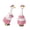 Dark pink, variant on 3-Piece Clothing Set Summer Porch Goose Outfits for 23 Inch Lawn Statue,Plastic/Cement Statue, Duck Sculpture Clothes for Spring Yard Patio Party Decoration,Light background