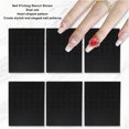 thumbnail image 4 of Pegatinas De Uñas Con Aerógrafo, Decoración Elegante, Plantilla De Calcomanías De Uñas Huecas Seguras Para Salón De Uñas Para Mujeres, 4 of 7