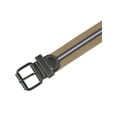 thumbnail image 2 of INSPIRE CHIC Unisex Canvas Belt Classic Black Buckle All-Match Casual for Pants Braided Belts Khaki 120x3.8/47.2x1.5", 2 of 6