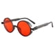 thumbnail image 4 of Gafas de sol retro estilo punk gafas de sol redondas boda tiro callejero gafas Príncipe forma cóncava puesta en escena gafas de sol, 4 of 5