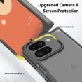 thumbnail image 4 of Feishell Clear Case for Google Pixel 9 Pro Fold,Shock Absorption Non-Yellowing Transparent 2-in-1 Acrylic Back TPU Bumper Double Protection Slim Hybird Phone Case For Google Pixel 9 Pro Fold,Black, 4 of 6