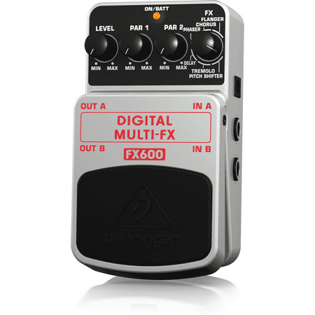 Stereo Volume Pedal - Behringer DIGITAL MULTI-FX FX600 Digital Stereo Multi-Effects Pedal
