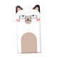 thumbnail image 5 of Cojín de pared suave con diseño de animales en 3D para habitación infantil Patrón de perro blanco, 5 of 9