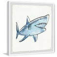 thumbnail image 2 of Marmont Hill Big Blue Shark Framed Wall Art, 2 of 6
