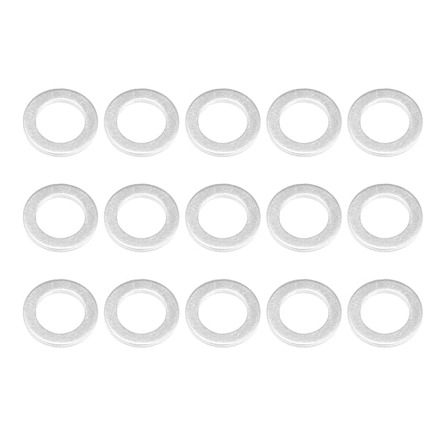 15uds Motor Aceite Trituración Arandelas Juntas 0.47''x0.79''x0.08'' para Coche