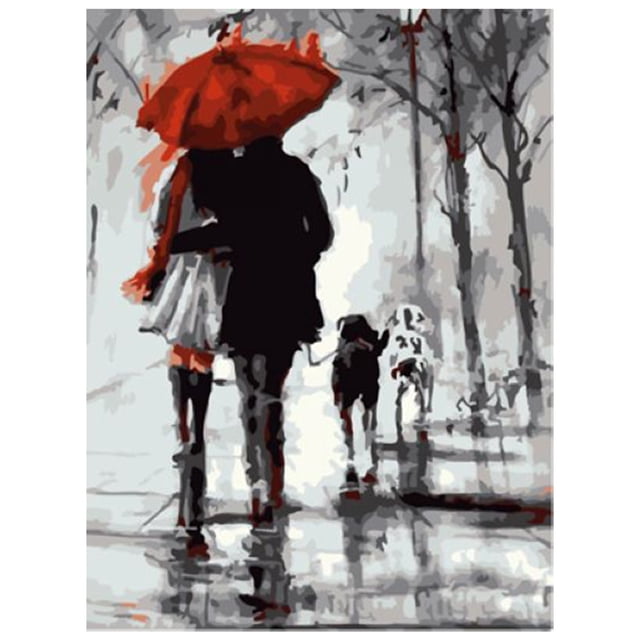 16 x 20 pulgadas DIY pintura al óleo sobre lienzo pintura por número kit yeacher tipo 4