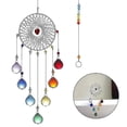thumbnail image 2 of Lámpara colgante prismática de cristal colorido, accesorios para el hogar, 2 of 5