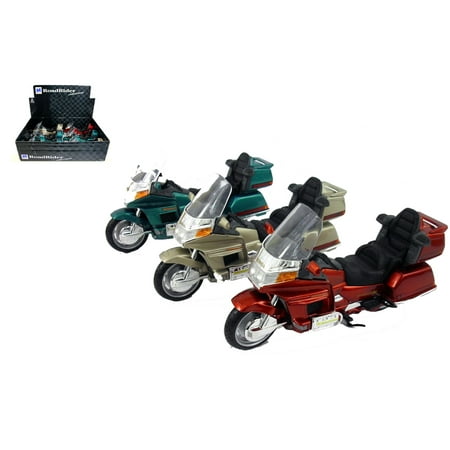 Honda Goldwing Windshield - NEWRAY 1:12 DISPLAY HONDA GOLDWING 3PCS 49221 - NO RETAIL BOX