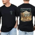 thumbnail image 4 of Men’s Christian Double Sided Shirt – Faith-Based Deer Hunter Tee for Guys & Dads, Religious Outdoor Graphic Shirt, Christian Baptism Gift for Men, 4 of 7