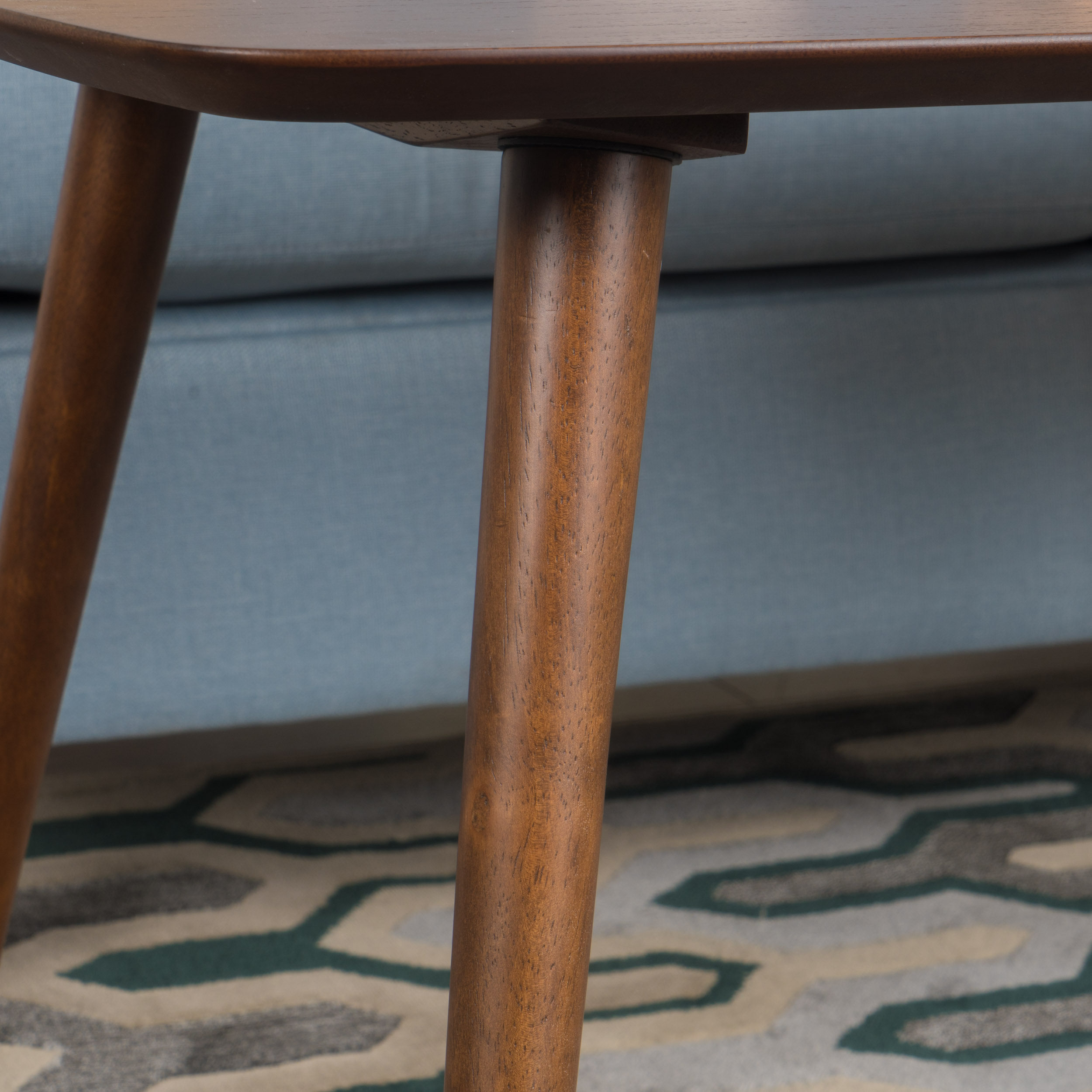Noble House Annsbury Wood High Coffee Table, Walnut