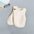 thumbnail image 4 of Lenpel Newborn Baby Clothes Soft Infant Boys Girls Button Sleeveless Fleece Jacket Fuzzy Warm Vest for 2-24 M, 4 of 6