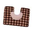 thumbnail image 4 of EHJRE Shoulder Neck Warmer Shoulder Pad Wrap Lightweight Convenient Shoulder Support Shoulder Shawl for Bedroom Travelling Sleeping Coffee lattice, 4 of 7