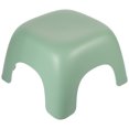 thumbnail image 1 of HEATSHAKING Household Plastic Step Stool Green with Nonslip Surface for Safe Bathroom Use, 1 of 8