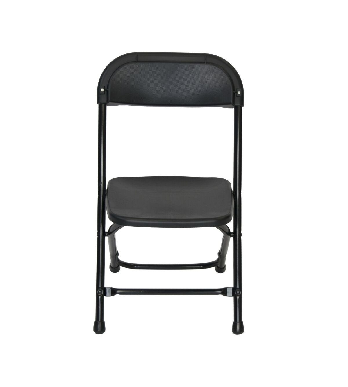 TitanPRO™ Kid's Plastic Folding Chair Black 10 Pack