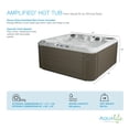 thumbnail image 6 of Aqualife by Strong Spas Amplified 7 Person Double-Lounger Spa w/Bluetooth, Outerbanks Gray, 6 of 17