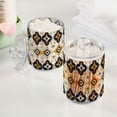 thumbnail image 2 of Yayeee 4 Pack Qtip Holder Bathroom Cotton Swab Canister with Lid Clear Dispenser Set, White and Black, 2 of 6
