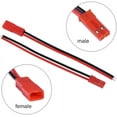 thumbnail image 5 of Treedix 20 Pairs JST 2.54mm 2 Pin Micro Male and Female Connector Plug Red Black Terminal Connector Cable with 100mm for LED Lamp Strip RC Toys Battery, 5 of 5