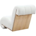 thumbnail image 5 of Meridian Furniture Swoon Cream Faux Sheepskin Accent Chair, 5 of 8