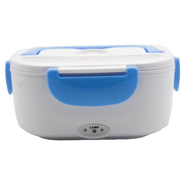 Bearachild Fiambrera eléctrica, práctico contenedor de comida multifunción extraíble, calentador desmontable, accesorios para dormitorio, enchufe Electrodomésticos Azul 110 V/EE. UU. Bearachild HA065402-04