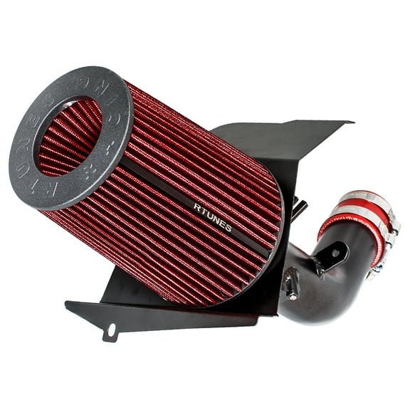 Rtunes Racing Black Cold Air Intake for 08 09 10 11 12 13 14 Subaru WRX / STI 2.5L Turbo