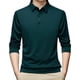 thumbnail image 1 of Camisa de manga larga con botones para hombre - Corte regular informal de negocios - Mezcla de poliéster y algodón, tallas M-XXXXL, 1 of 5